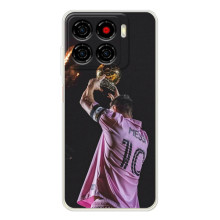 Чехол Месси футболист для ZTE Blade A56 – Месси с кубом