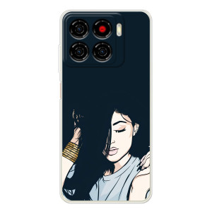 Чехол с печатью для ZTE Blade A56 - (Мода) (AlphaPrint)