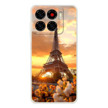 Чехол Эйфелева Башня для ZTE Blade A56 - (AlphaPrint) (Солнечная башня)