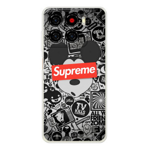 Чохол з Брендами одягу на Блейд А56 – Supreme Маус