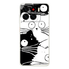 Бампер с изображением Котиков для Блейд А56 (КОТИКИ)