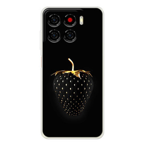 Чехол с изображением  вкусной еды для ZTE Blade A56 – Чёрная клубника