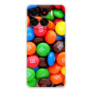 Чехол с изображением  вкусной еды для ZTE Blade A56 – Разноцветные M&M'S