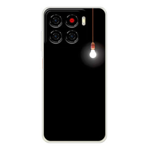 Чехол с картинками на черном фоне для ZTE Blade A56 – Лампочка