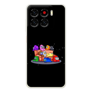 Чехол Амонг Ас для ZTE Blade A56 (AlphaPrint)