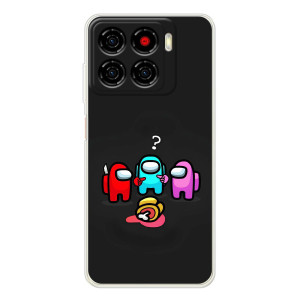 Чехол Амонг Ас для ZTE Blade A56 (AlphaPrint)