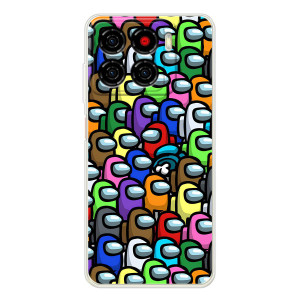 Чехол Амонг Ас для ZTE Blade A56 (AlphaPrint)