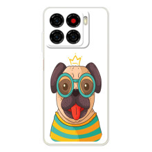 Бампер для ZTE Blade A56 с картинкой "Песики" (Собака Король)