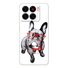 Бампер для ZTE Blade A56 с картинкой "Песики" (В очках)