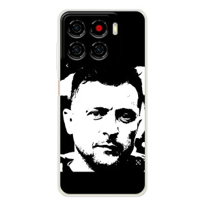 Чехол для ZTE Blade A56 (AlphaPrint - с принтом Зеленского)