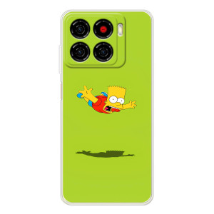 Чехол с Симпсонами для ZTE Blade A56 (VPrint)