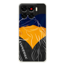 Чехол с Украинской символикой на Блейд А56 – Я Харьковчанка