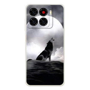 Чехол с Волком на ZTE Blade A56 – Волк и луна