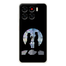 Чехлы Венсдей на ZTE Blade A56 Уэнсдей (AlphaPrint) (комната Уэнздей)