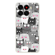 Чохол із милими котиками на  – Колаж з котами