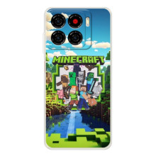 Чехол с картинками Майнкрафт для  – Майнкрафт фон