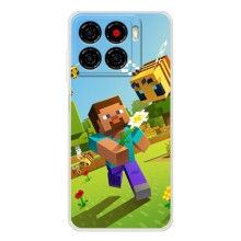 Чехол с картинками Майнкрафт для  – Персонаж Майнкрафт
