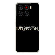 Чехол с принтом дракон Беззубик для  – Надпись Дракон