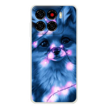 Чохол з принтом лисички  – Лисиця з гірляндою