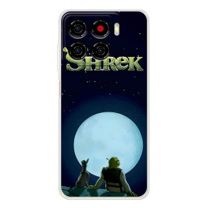 Печатный чехол с принтом Шрек для ZTE Blade A56 – Shrek