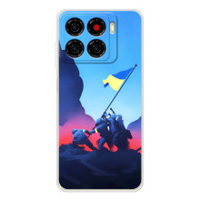 Чохол з українським воїном на ZTE Blade A56