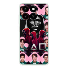 Чохол Гра в кальмара для ZTE Blade A56 – Персонажі гри кальмара