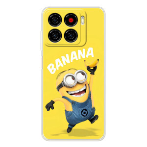 Мультяшний принт на Чохол для Блейд А56 (Banana)