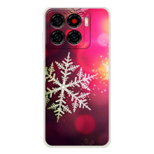 Новогодние Чехлы для Блейд А56 (VPrint) (Снежинка)