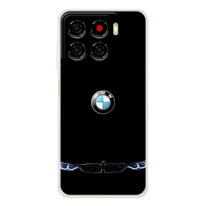 Силиконовый бампер с картинкой машины на ZTE Blade A56 – Черный BMW