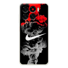 Силиконовый Чехол на ZTE Blade A56 с картинкой Nike – Nike дым