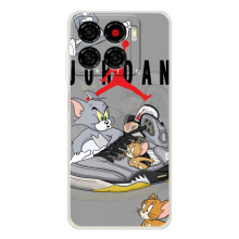 Силиконовый Чехол Nike Air Jordan на Блейд А56 (Air Jordan)