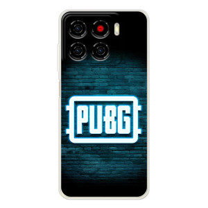 Чохол (TPU) з картинкою "Лого Пабг" на Блейд А56 (Лого PUBG)