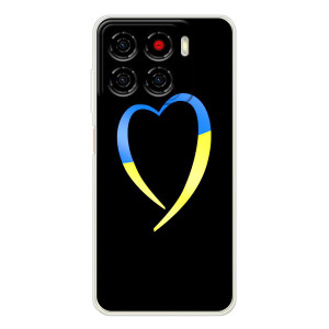 Силіконовий Чохол  на ZTE Blade A56 (Я-Україна) – Українське серце