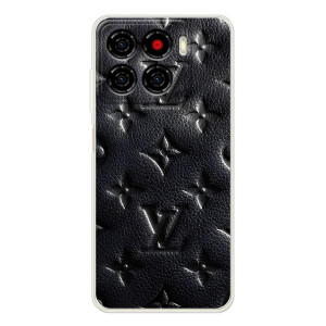 Текстурный Чехол Louis Vuitton для Блейд А56 – Черный ЛВ