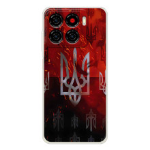 Украинские Чехлы для ZTE Blade A56 с картинкой УПА (AlphaPrint) (ГЕРБ УПА)