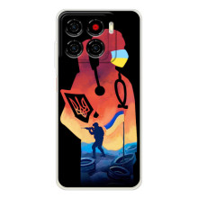 ЗСУ Чехлы (TPU) для ZTE Blade A56 (ЗСУ Врач)