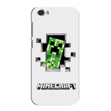 Чехол Майнкрафт на ZTE Blade A6 Lite (AlphaPrint) Minecraft – крипер Майнкрафт