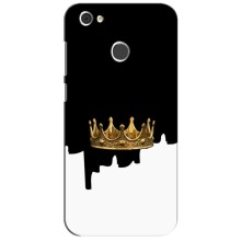 Чехол (Корона на чёрном фоне) для ЗТЕ Блейд А6 – Золотая корона
