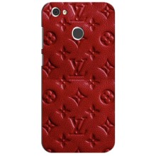 Текстурный Чехол Louis Vuitton для ЗТЕ Блейд А6 – Красный ЛВ