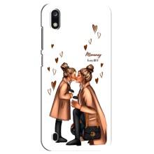 Чехол с печатью для ZTE Blade A7 (2019) - (Мама с ребенком) (AlphaPrint) (Дочка и мама)