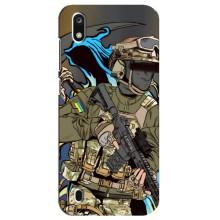 Чехлы с картинкой ЗСУ для ZTE Blade A7 (2019) (AlphaPrint) – Воин ВСУ