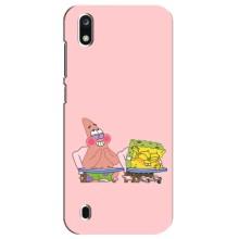 Чехол Губка Боб для ЗТЕ Блейд А7 2019 – За партой