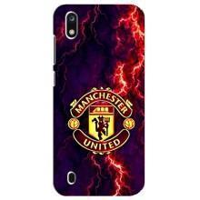 Чехол Манчестер Юнайтед для ЗТЕ Блейд А7 2019 (AlphaPrint) (огненный Манчестер)