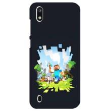 Чехол Майнкрафт на ZTE Blade A7 (2019) (AlphaPrint) Minecraft (персонажи Minecraft)
