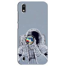 Чехол NASA для ZTE Blade A7 (2019) (AlphaPrint) (Космонавт фото)