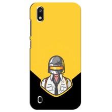 Чехол PUBG для ЗТЕ Блейд А7 2019 (AlphaPrint) (Пабг в шлеме)