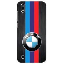 Чехол для ЗТЕ Блейд А7 2019 - с принтом БМВ (AlphaPrint) (Лого BMW)