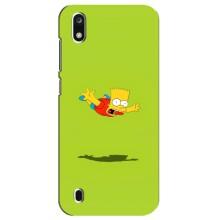 Чехол с Симпсонами для ZTE Blade A7 (2019) (VPrint) (Барт Симпсон)