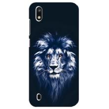 Чехол со Львом для ZTE Blade A7 (2019) (VPrint) (Синий Лев)