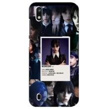 Чехлы Венсдей на ZTE Blade A7 (2019) Уэнсдей (AlphaPrint) (коллаж Уэнздей)